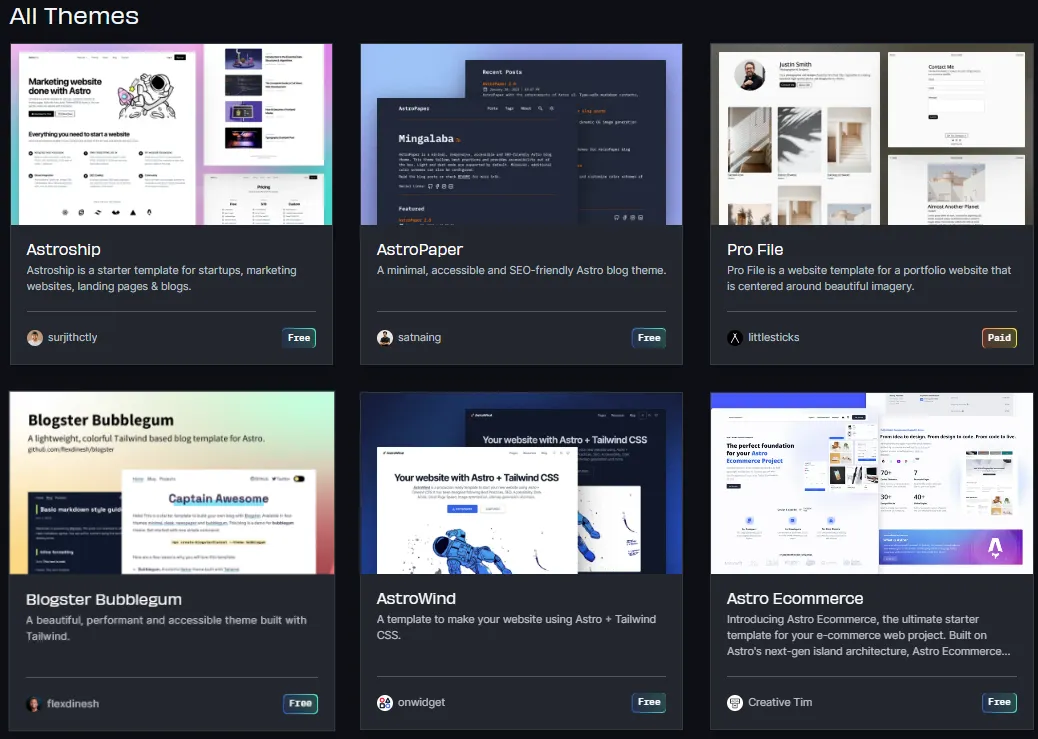 blog theme